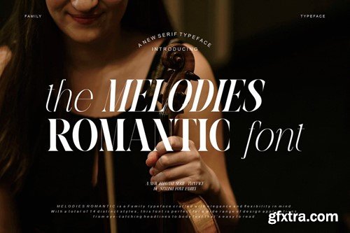 Melodies Romantic Elegant Serif Typeface 6EFWXAT