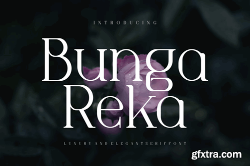 Bunga Reka - Luxury And Elegant Serif Font NMWUKM2