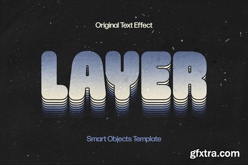 Layered Text Effect 7VF25MF