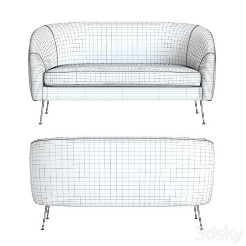 West elm stella loveseat