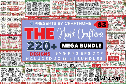 CreativeFabrica  - Christmas Mega SVG Bundle