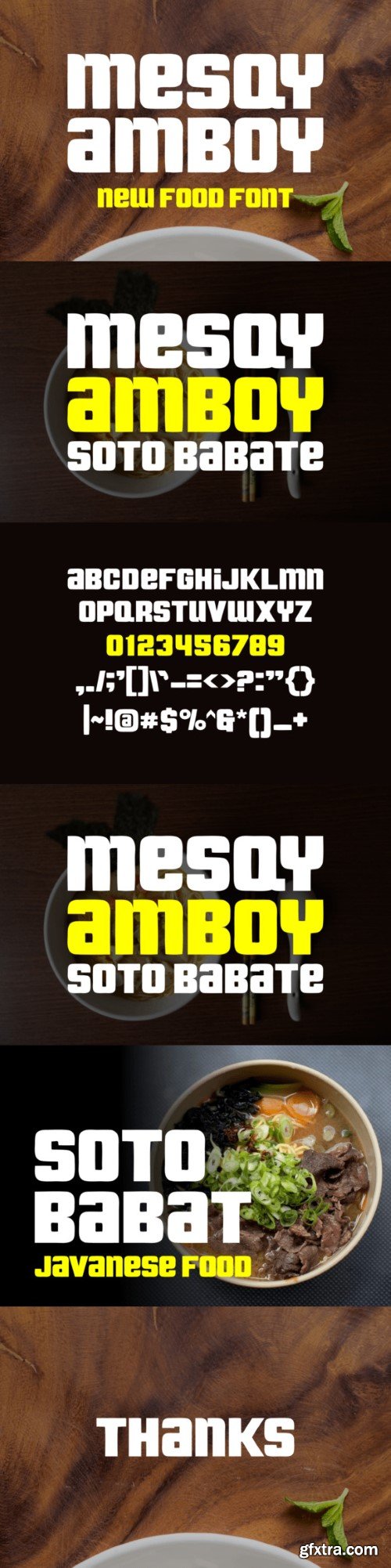 Mesqyamboy Font