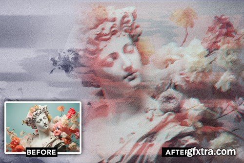 Grunge Halftone Photo Effect LBV6FHP