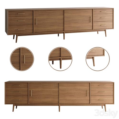 Mid-Century Media Console (96 