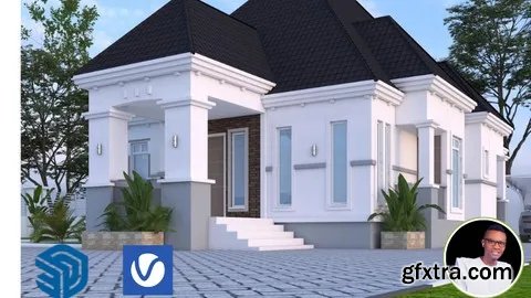 Luxury 3Bedroom Bungalow Learn Basic To Advance Sketchup Pro