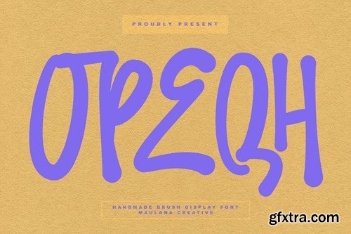 Opeqh Handmade Stylish Display Brush Font 26HQCDW