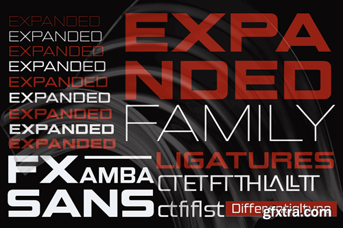 FX Ambasans - Sans Serif Family RGH5ZGD