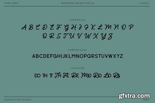 Renamor Hybrid Sans Font UAGFVER