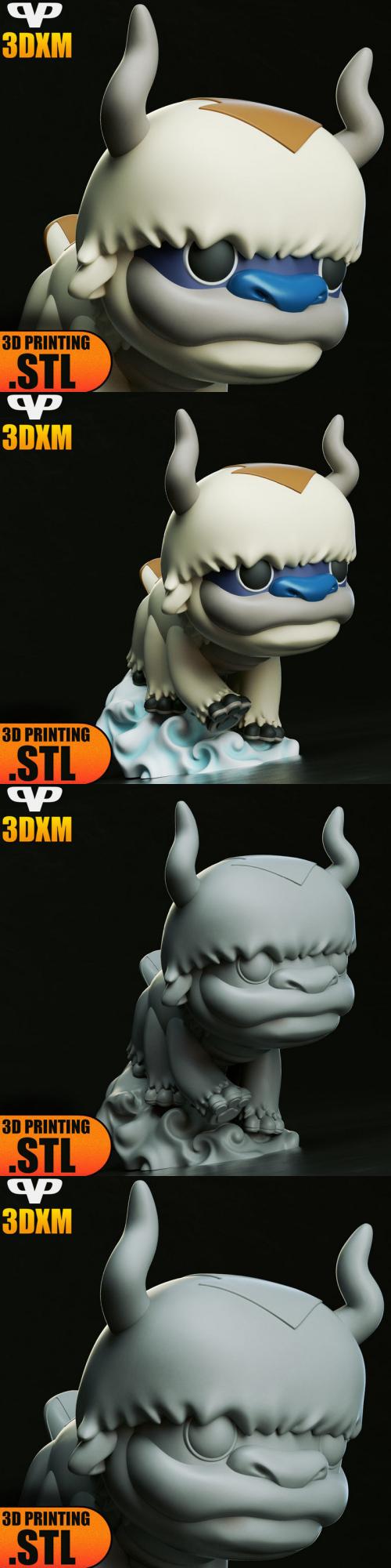 3DXM – Appa Chibi – 3D Print Model