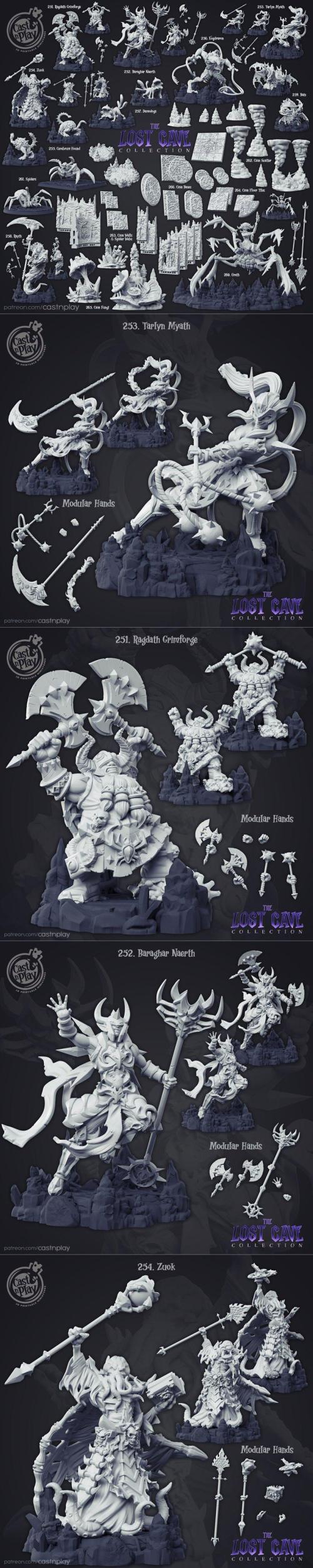 Cast N Play – The Lost Cave – 3D Print Model STL