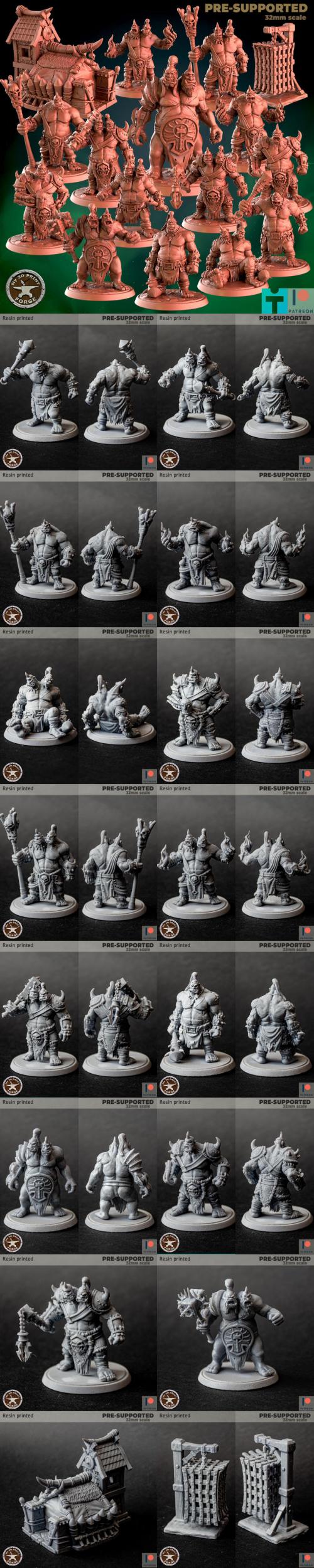 The Ogres Bundle – 3D Print Model