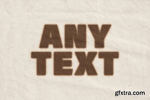 Halftone Lines Text Effect Q4XNJC2