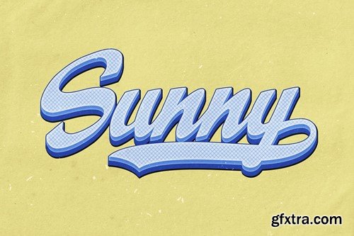 Colorful Retro Text Effects NG7EYTV