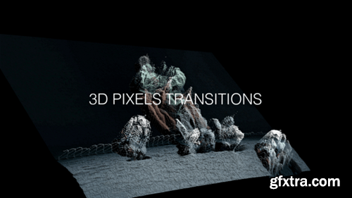 Videohive 3D Pixels Transitions 54501937