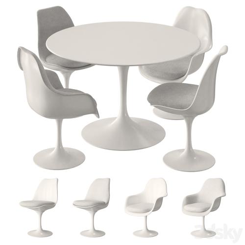 Knoll Tulip Table Set