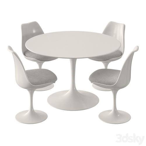 Knoll Tulip Table Set