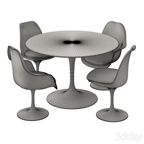 Knoll Tulip Table Set