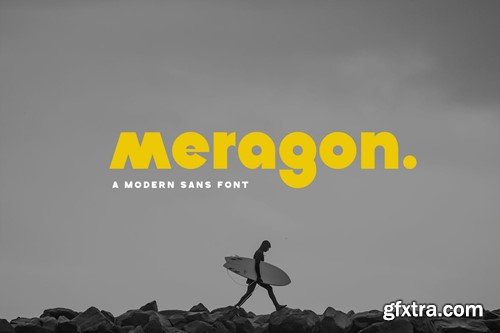 Meragon Bold Sans Font 34ASHPQ