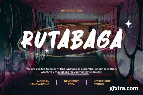 Rutabaga - Script Handwritten D294XBD