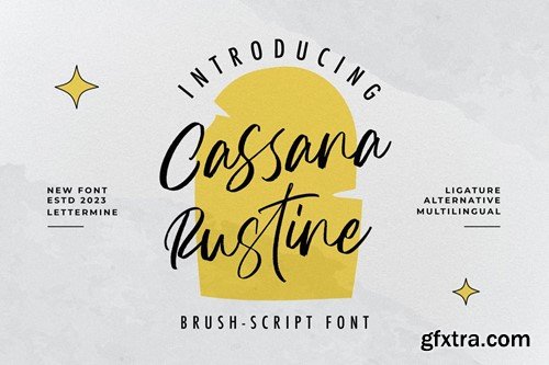 Cassana Rustine - Script Handwritten ZZPD9TV