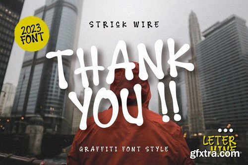 Strick Wire - Script Handwritten KLCYY2K