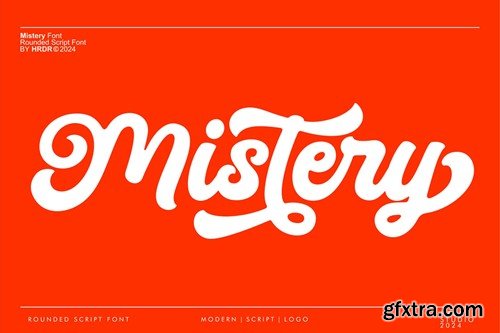 Mistery - Bold Rounded Script Font 99TDXUV