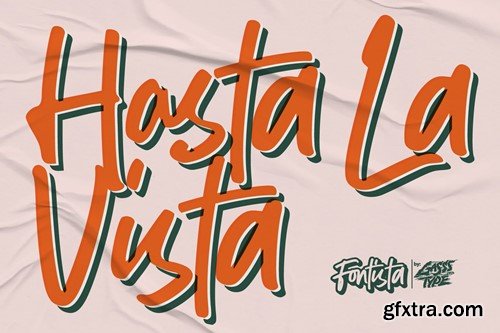 Fontista – Hand Drawn Brush Font RBJTQBZ