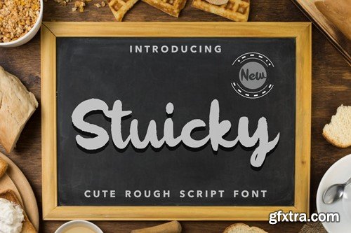 Stuicky Rough Script Font JX4VZHR