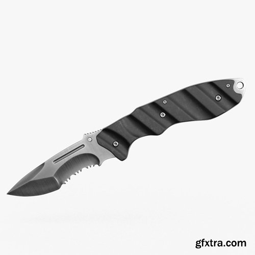 CgTrader - Combat Tactical Knife v2 VR / AR / low-poly 3d model