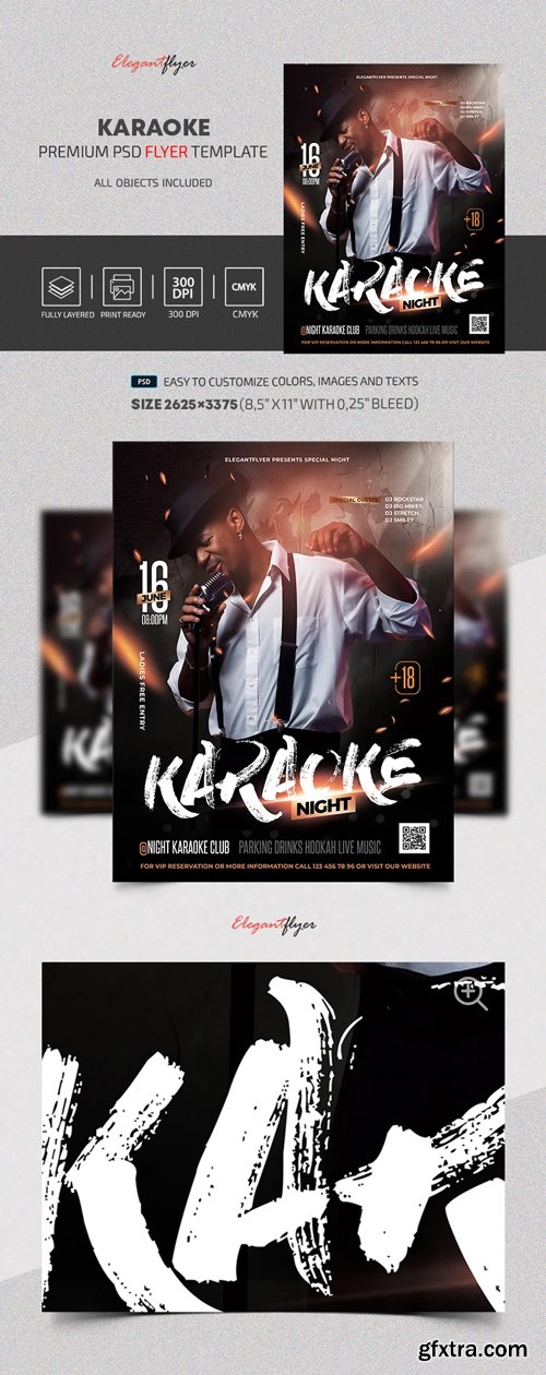 Karaoke Flyer - Premium Flyer template (PSD)