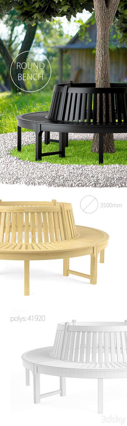 Round bench / Round bench