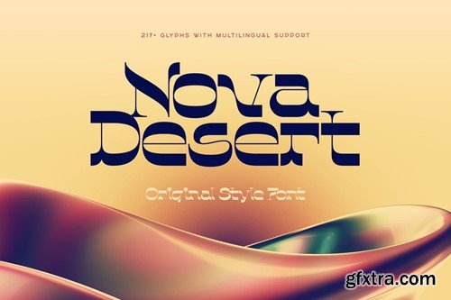 Nova Desert — Original Style font QAJHTZ3