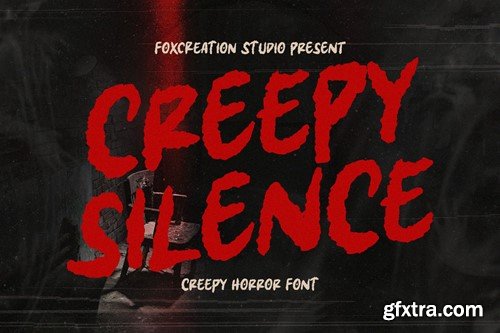 Creepy Silence - Creepy Horror Font NBMTFDA