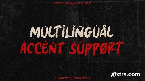 Creepy Silence - Creepy Horror Font NBMTFDA