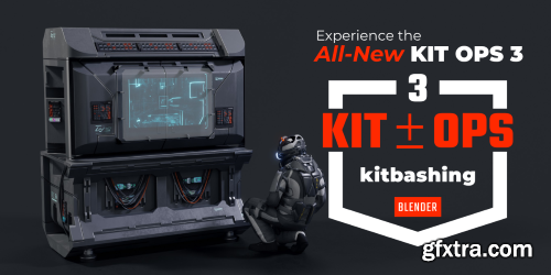 KIT OPS 3 PRO: Premiere Kitbashing addon for Blender