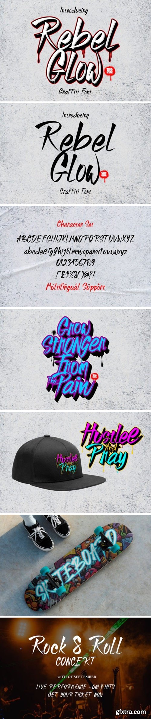 Rebel Glow Font