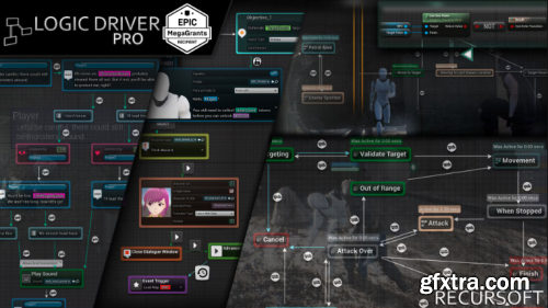 UnrealEngine - Logic Driver Pro Indie - Dialogue, Quests, Combat Systems and More in Blueprints