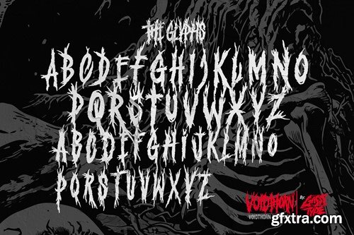 Voidthorn – Black Metal Font SPEWXSN