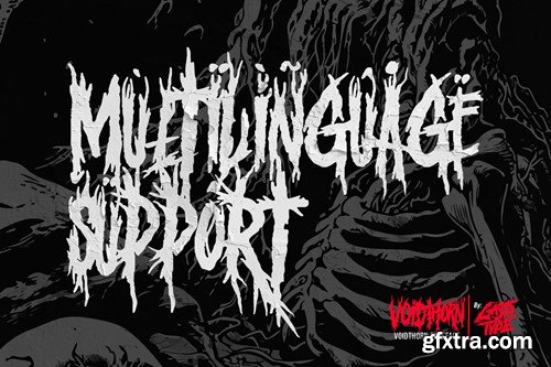 Voidthorn – Black Metal Font SPEWXSN