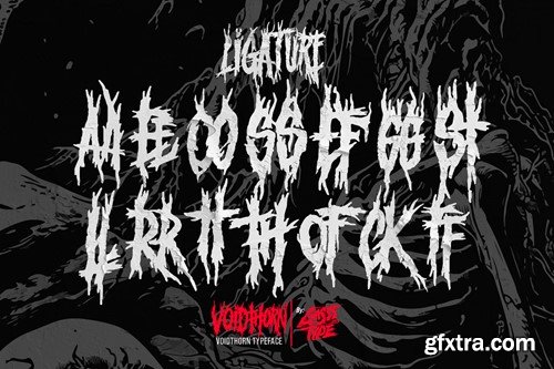 Voidthorn – Black Metal Font SPEWXSN