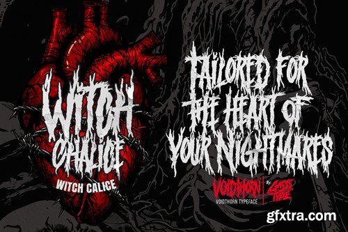 Voidthorn – Black Metal Font SPEWXSN