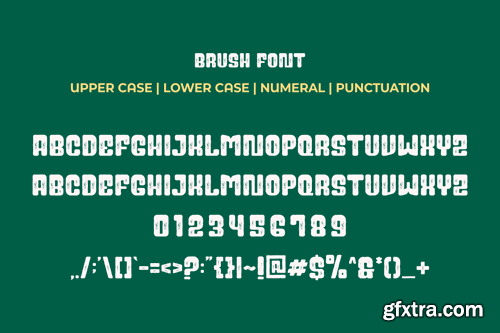 Black Rough - Font Duo & Brush Font 4WMAP7P