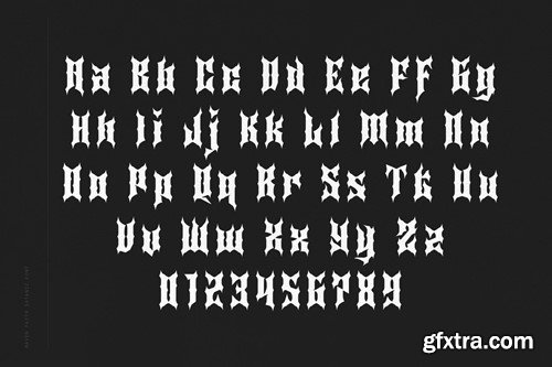 Raven Faith - Halloween font FPE2MB9