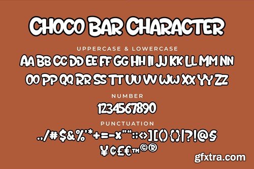 Choco Bar Playful Display Font 3CSCCKT