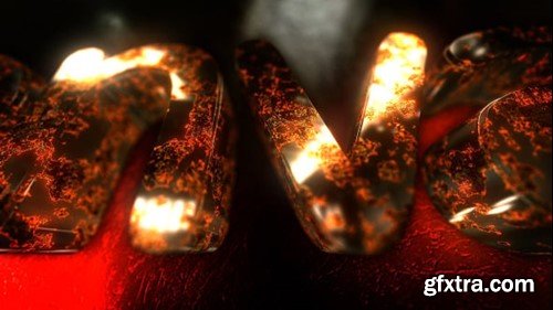 Videohive Grunge Fire Logo Reveal 8530410