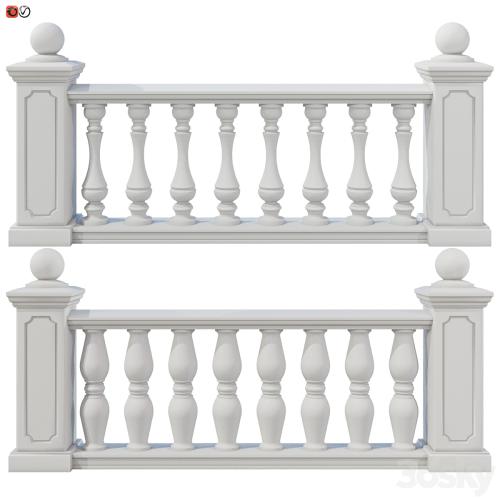 Balustrade classic set 4