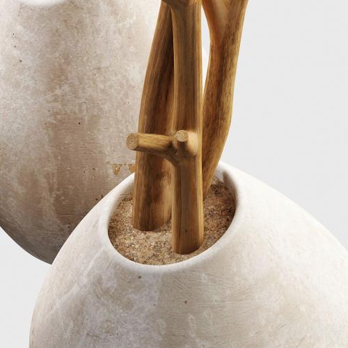 Branch slice vase n3