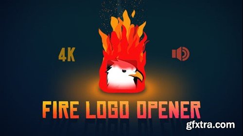 Videohive Fire Logo Opener 14852559