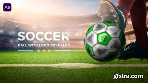 Videohive Soccer Ball with Logo Revealed 54537692