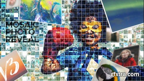 Videohive Mosaic Photo Reveal 7266788